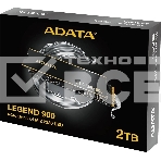 Накопитель SSD ADATA LEGEND 900, 2000Gb, PCIe 4.0 x4, 2280, NVMe, R/W 7000/5400, с радиатором, фото15