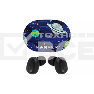 Наушники TWS Harper HB-532 черный, внутриканальные, Bluetooth, до 3.5 ч