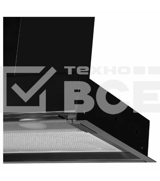 Вытяжка встраиваемая Kuppersberg Nancy S 60 черный, 60 см, 850 куб. м/ч, 42 дБ