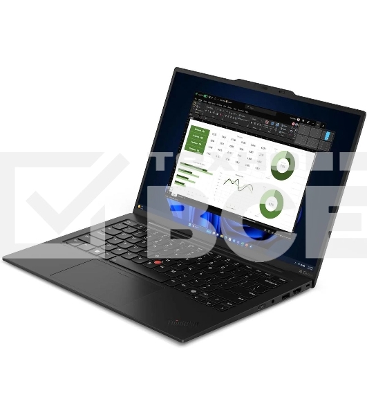 Ноутбук Lenovo ThinkPad X1 Carbon G12/14'/IPS/Intel Core Ultra 7 155U/32Gb/512Gb SSD/Intel Graphics/Windows 11 Pro 64/черный/1.09kg