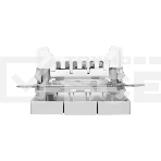 Механизм выключателя EKF UP1-SWA-31 Эпика трехклавишный, алюминий, фото3