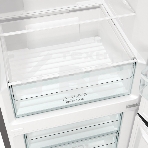 Холодильник Gorenje NRK6201ES4 серебристый двухкамерный 235/96 л морозилка снизу, No Frost, фото9
