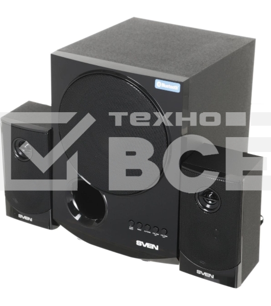 Акустическая система 2.1 SVEN MS-2080/70 Watt/~220V 50Hz/FM-тюнер, USB/SD, дисплей/BLUETOOTH/ПДУ/Black