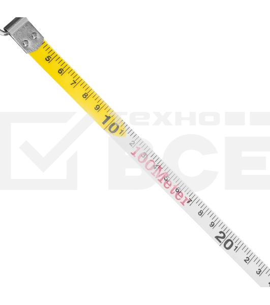 Рулетка геодезическая Matrix 100 м х 12,5 мм, открытый корпус, фиберглассовая лента