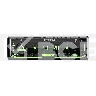Автомагнитола AURA STORM-678DSP, 1 DIN, Bluetooth, USB Type-A, AUX, пульт ДУ