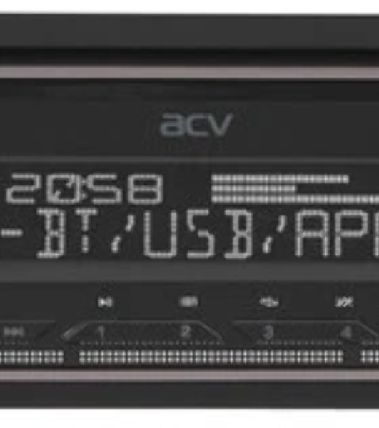 Автомагнитола ACV AVS-930BW, 1 DIN, Bluetooth, USB Type-A, AUX