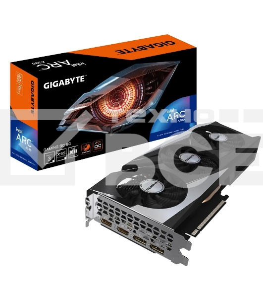 Видеокарта Gigabyte A380 GAMING OC GV-IA380GAMING OC-6GD