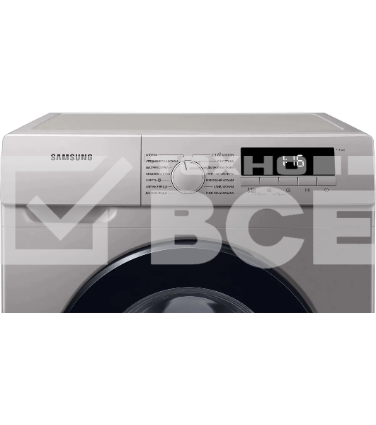Стиральная машина Samsung WW80T3040BS/LP серебристый, загрузка фронтальная 8 кг, 1400 об/мин, класс: A