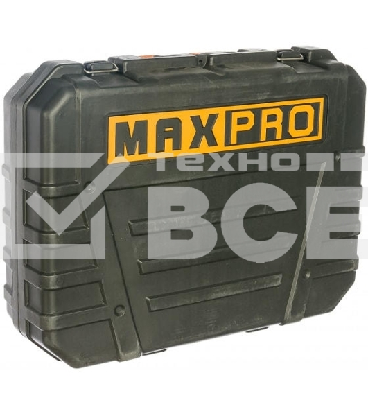 Перфоратор демонтажный MAX-PRO MPRH1500/32VP 1500 Вт, 0-850 об/мин, 5,5 Дж, 3 режима, Д/Б/М-42/32/13, 5,2 кг, SDS-PLUS, антивибрационная ручка, резиновые вставки, р