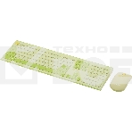 Клавиатура + мышь Acer OCC205 беспроводной USB, 1200 dpi, зеленый/желтый, фото23