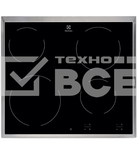 Электрическая варочная панель Electrolux EHF6240XXK Hi-Light, независимая, черный