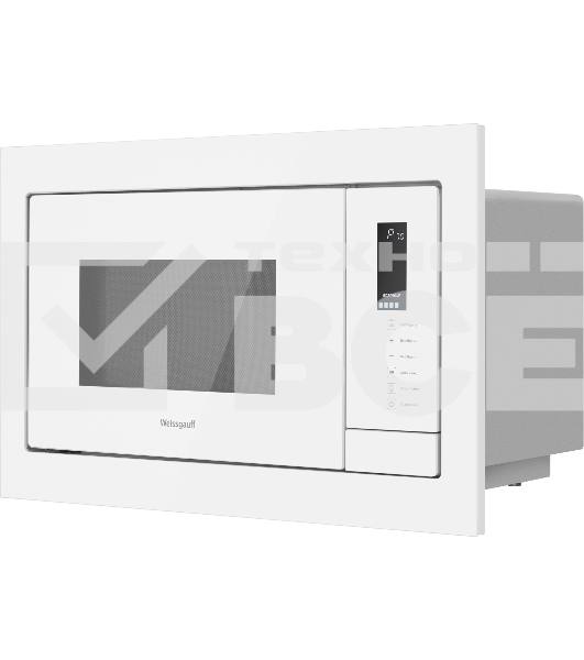 Микроволновая печь встраиваемая Weissgauff HMT-625 Touch Grill белый, 25 л, 900 Вт, переключатели - сенсор
