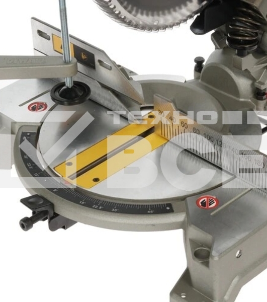 Торцовочная пила DeWalt DW714 1650Вт,4600 об/мин,254x30 мм,рез 89 мм
