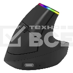 Мышь беспроводная Harper Gaming WGM-07 черный, 4000 dpi, радиоканал, Bluetooth, USB, кнопки - 6, фото 1