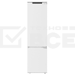Встраиваемый холодильник Maunfeld MBF193NFFWGR Inverter белый двухкамерный 225/57 л морозилка снизу, NoFrost, фото4