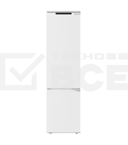 Встраиваемый холодильник Maunfeld MBF193NFFWGR Inverter белый двухкамерный 225/57 л морозилка снизу, NoFrost