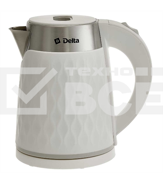 Чайник электрический DELTA DL-1111 белый
