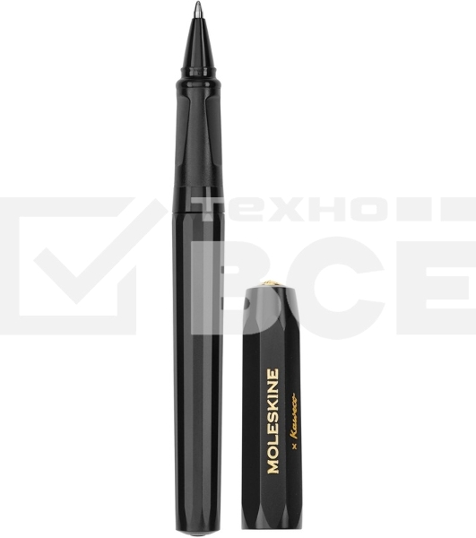 Ручка шариковая Moleskine Kaweco (KAWBALLPENBK) черн, d=1мм, синие чернила, подарочная коробка