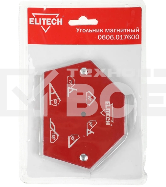 Магнитный угольник Elitech 0606.017600 (195310)