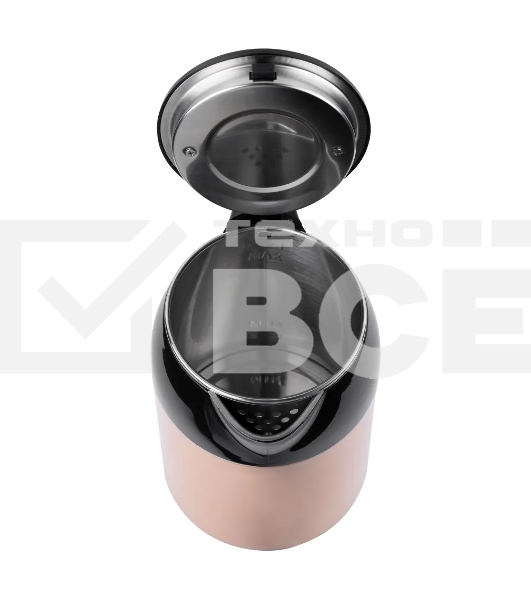 Чайник электрический BBK EK1709P черный/бежевый