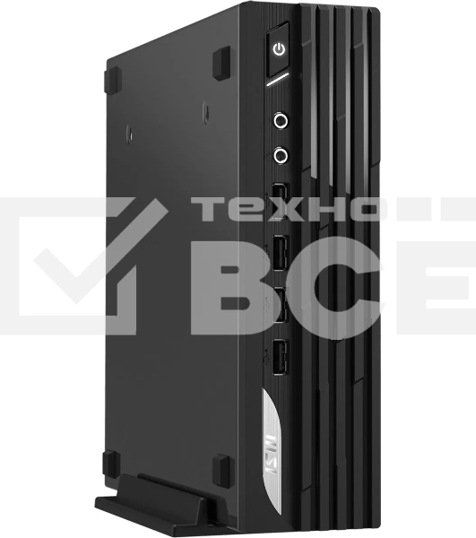 Мини ПК MSI PRO DP21 13M-607RU Intel Pentium G7400(3.7Ghz)/4096Mb/128PCISSDGb/noDVD/Int:Intel Graphics/BT/WiFi/war 1y/1.27kg/черный/noOS + no KB+M (9S6-B0A421-1215)