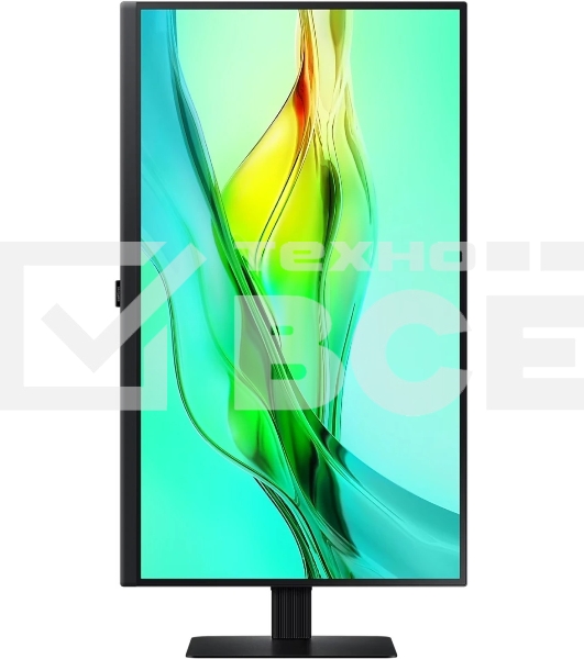 Монитор 27' Samsung ViewFinity S6 S60UD LS27D604UAIXCI IPS 2560x1440, 100 Гц, 5 мс, 16:9, 350 кд/м², 1xHDMI, 1xDP, 1xUSB-C, 3xUSB, 1x3.5 мм, черный