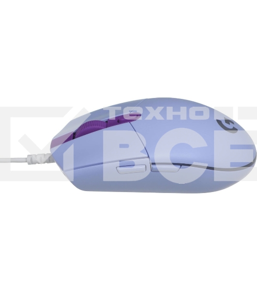 Мышь проводная Logitech G102 LIGHTSYNC фиолетовый, 8000 dpi, USB, кнопки - 6