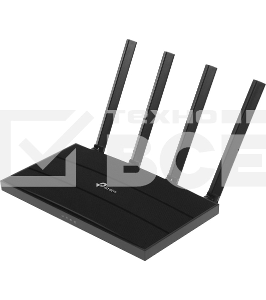 Роутер TP-Link AX1500 Dual-Band Wi-Fi 6 RouterSPEED: 300 Mbps at 2.4 GHz + 1201Mbps at 5 GHzSPEC: 4× Antennas, 1GHz Dual Core CPU, 1× Gigabit WAN Port + 3× Gigabit LAN Ports, 1024-QAM, OFDMAFEATURE: Tether App, WPA3, Access Point Mode, IPv6 Supported, IPTV, Bea