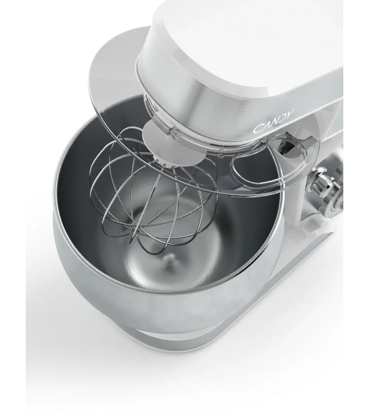Миксер планетарный Candy CM-501 900Вт серебристый/белый