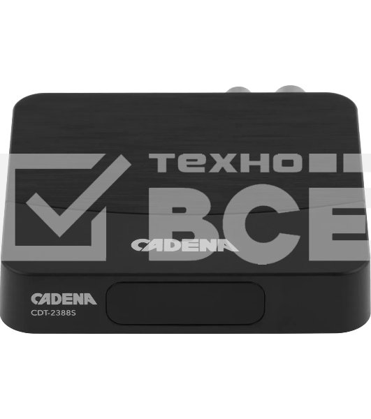 Приставка для цифрового ТВ Cadena CDT-2388S черный, DVB-T2, DVB-T, HDMI, USB 2.0