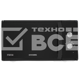 Микроволновая печь Samsung MS23K3614AK черный/серебристый, 23 л, 800 Вт, переключатели - поворотный механизм