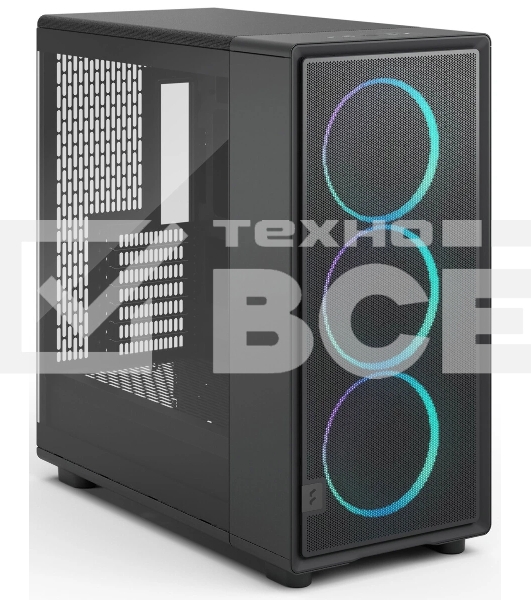 Корпус Fractal Design Epoch XL Black TG RGB Light Tint, Full-Tower, чёрный, 3 x 140 мм