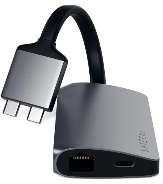 Док-станция Satechi ST-TCDMMAM, USB Type-C, USB/USB Type-C/HDMI/RJ-45,SD/microSD,USB Type-C