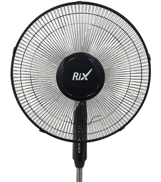 Вентилятор Rix RSF-4500R чёрный, напольный, 45 Вт, 3 скорости, 36 см