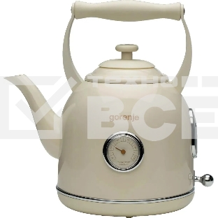 Чайник электрический Gorenje K17CLINGOR 1.7л. 2000Вт бежевый (корпус: металл)