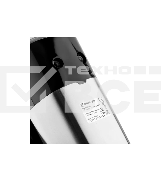 Миксер BRAYER, 800 Вт, 5 скор.реж, турбо,насад. венчики, насад для взбивания