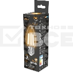 Лампа филам. Gauss Filament 7Вт цок.:E27 свеча св.свеч.бел.теп. (упак.:10шт) (103802107), фото10