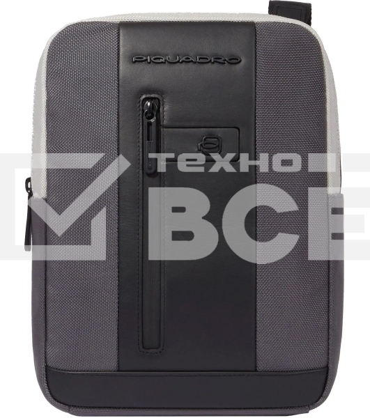 Сумка Piquadro Brief2 Special CA1816BR2S/GRN, нейлон/натур.кожа, серый/черный