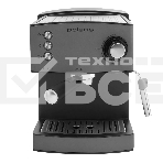 Кофеварка рожковая Polaris PCM 1527E Adore Crema серый, исп. кофе - молотый, 1.5 л, 850 Вт, 15 Бар., фото3