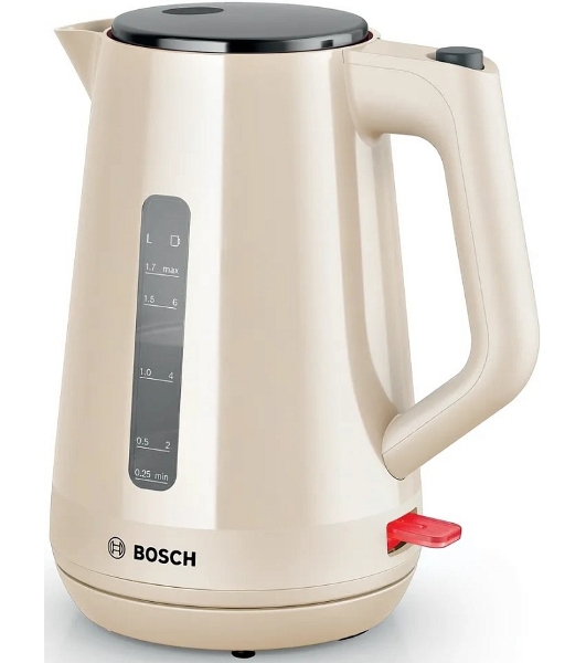 Чайник электрический Bosch TWK1M127 бежевый, 1.7 л, 2400 Вт