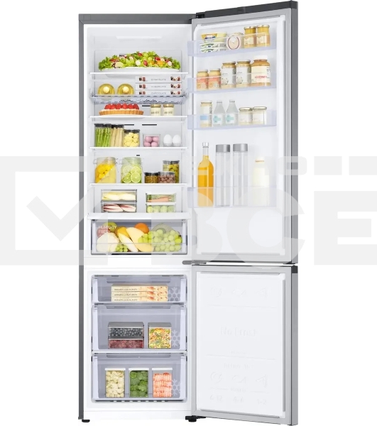 Холодильник Samsung RB38C602DSA/EF графит двухкамерный 276/114л морозилка снизу, No Frost