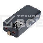 Портативный аккумулятор Perfeo Powerbank Atomic Age 30000 mAh/LED дисплей/PD + QC 3.0/Type-C/2 USB/Выход: 5A, max 22.5WBlack (PF_E1478), фото3