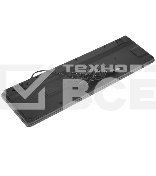 Клавиатура Dialog Katana KK-ML17U BLACK - Multimedia, с янтарной подсветкой клавиш, USB, черная