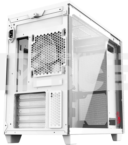 Компьютерный корпус Bloody BD-CC117F белый без БП mATX 5x120мм 1xUSB 2.0 1xUSB 3.0 audio bott PSU