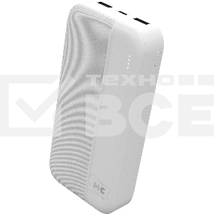 Портативный аккумулятор MORE CHOICE (4620202552938) PB25-20 20000mAh 2USB+Type-C+1micro USB 2.0A, белый