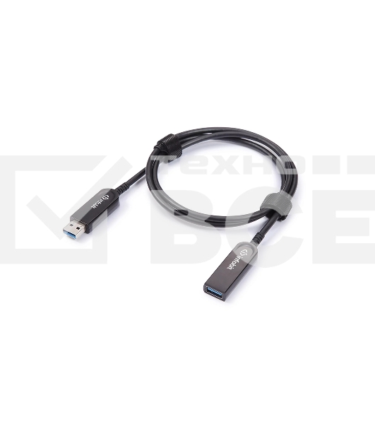 Кабель активный оптический USB 3.0 AOC-USB30-AMAF-30, тип A папа-мама, совместимый с USB 2.0, 30 м