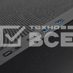 Компьютерный корпус без блока питания HSPD M321, Mesh Mini-tower, черный, slide TG, 0.45 SPCC, 2x140мм ARGb+1x120мм ARGb mATX, mITX 160/340/184мм 2x2.5