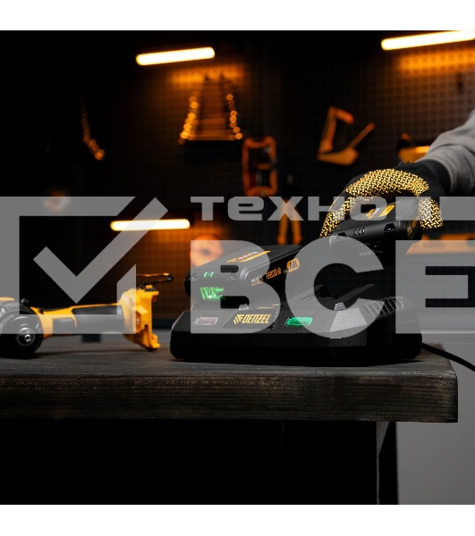 Устройство зарядное для аккумуляторов Denzel IBC-18-3.0-2, Li-Ion, 18В, 3,0 А, для двух батарей
