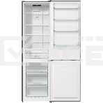 Холодильник Gorenje NRK6201ES4 серебристый двухкамерный 235/96 л морозилка снизу, No Frost, фото10