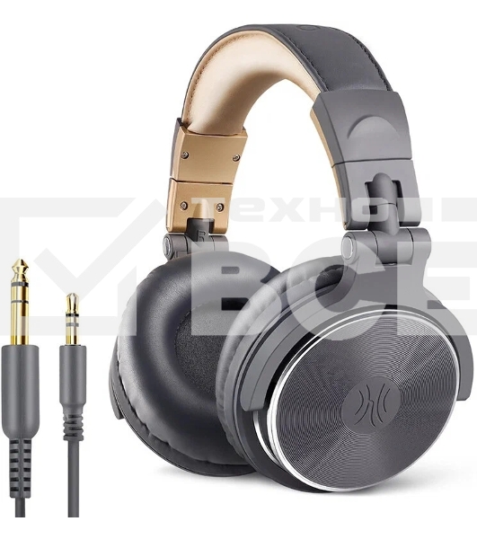 Гарнитура OneOdio Studio Pro 10 серый, проводная, 3.5 мм